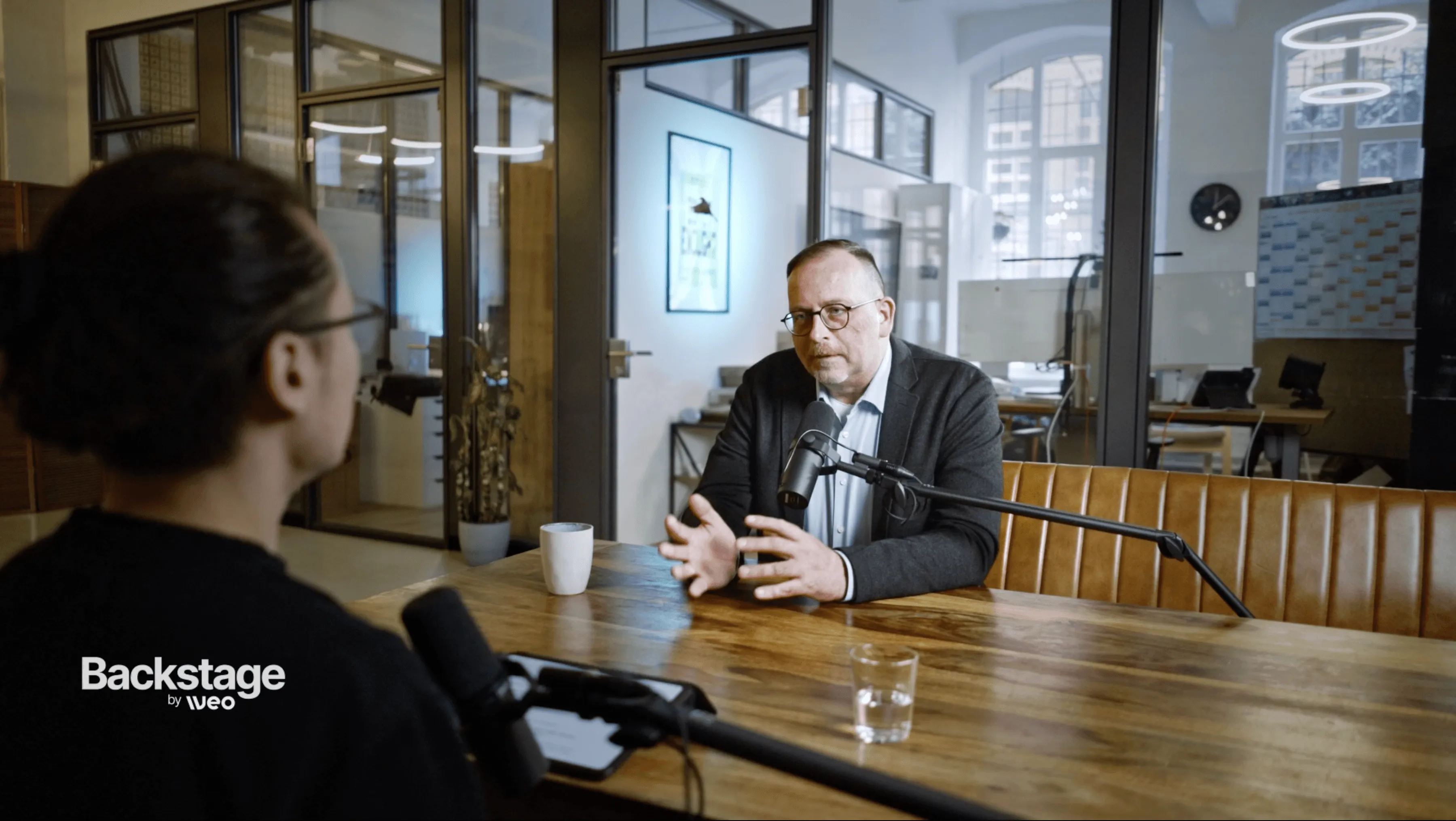 Director Christoph Borstel in a Backstage by iveo interview about event production at the COP