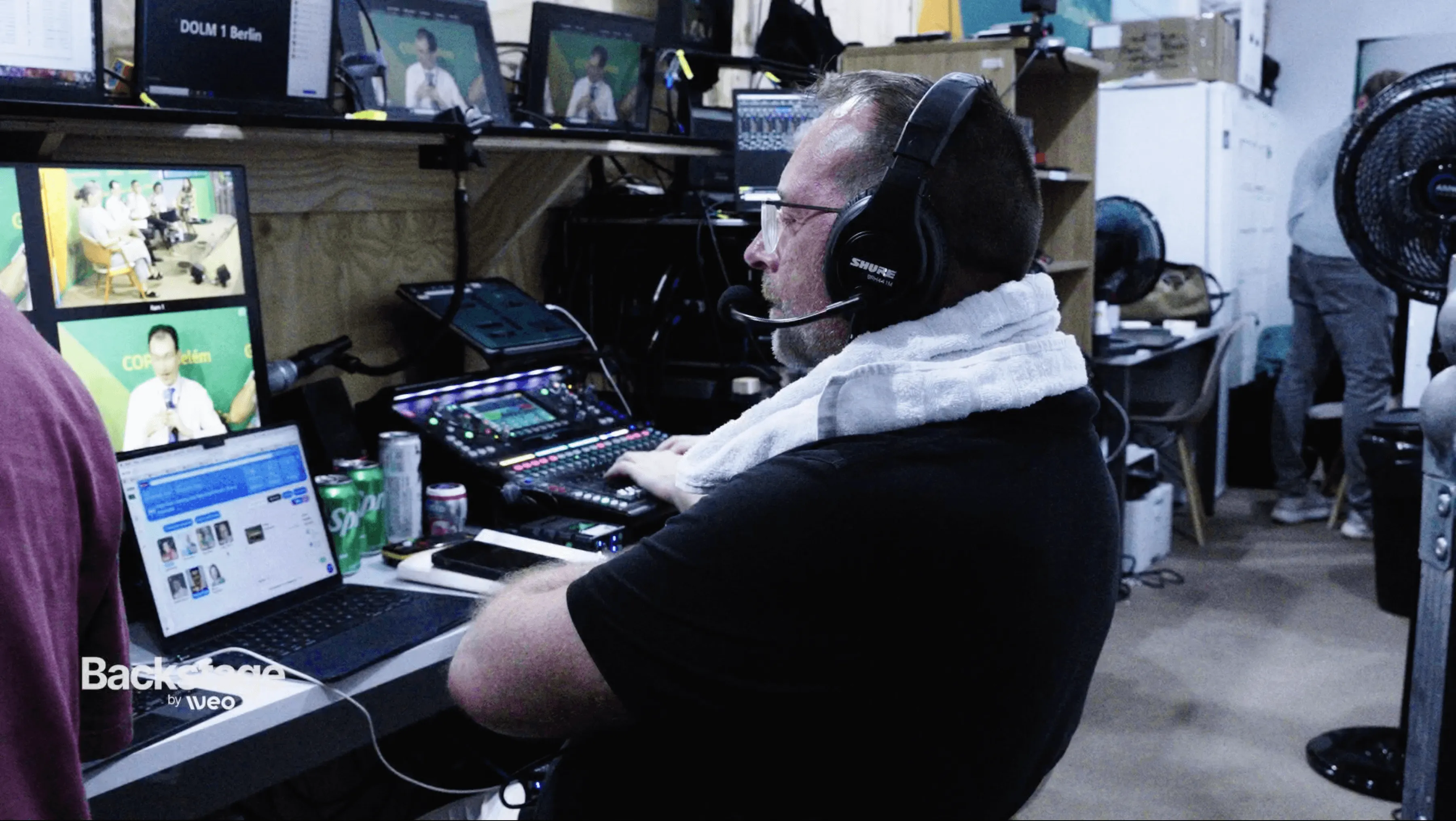 Christoph Borstel explains how all departments collaborate with iveo at live events